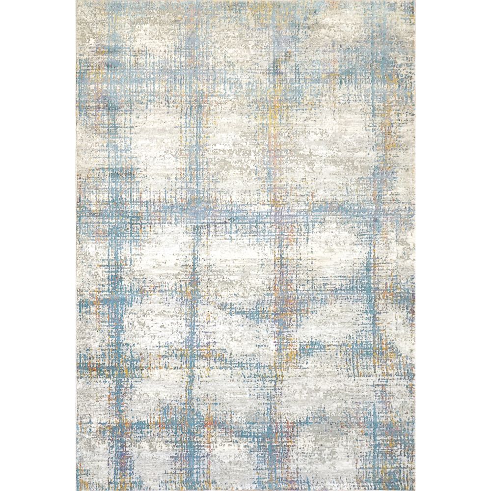 Dynamic Rugs 7985-950 Valley 6 Ft. 7 In. X 9 Ft. 6 In. Rectangle Rug in Grey/Blue